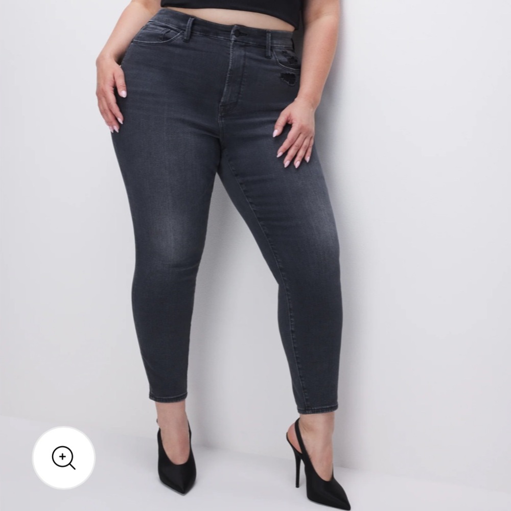 Good American Always Fits Good Legs Cropped Skinny Jeans